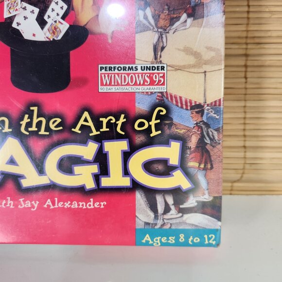 Broderbund Learn The Art Of Magic With Jay Alexander CD-Rom Vintage New Sealed - Picture 2 of 6